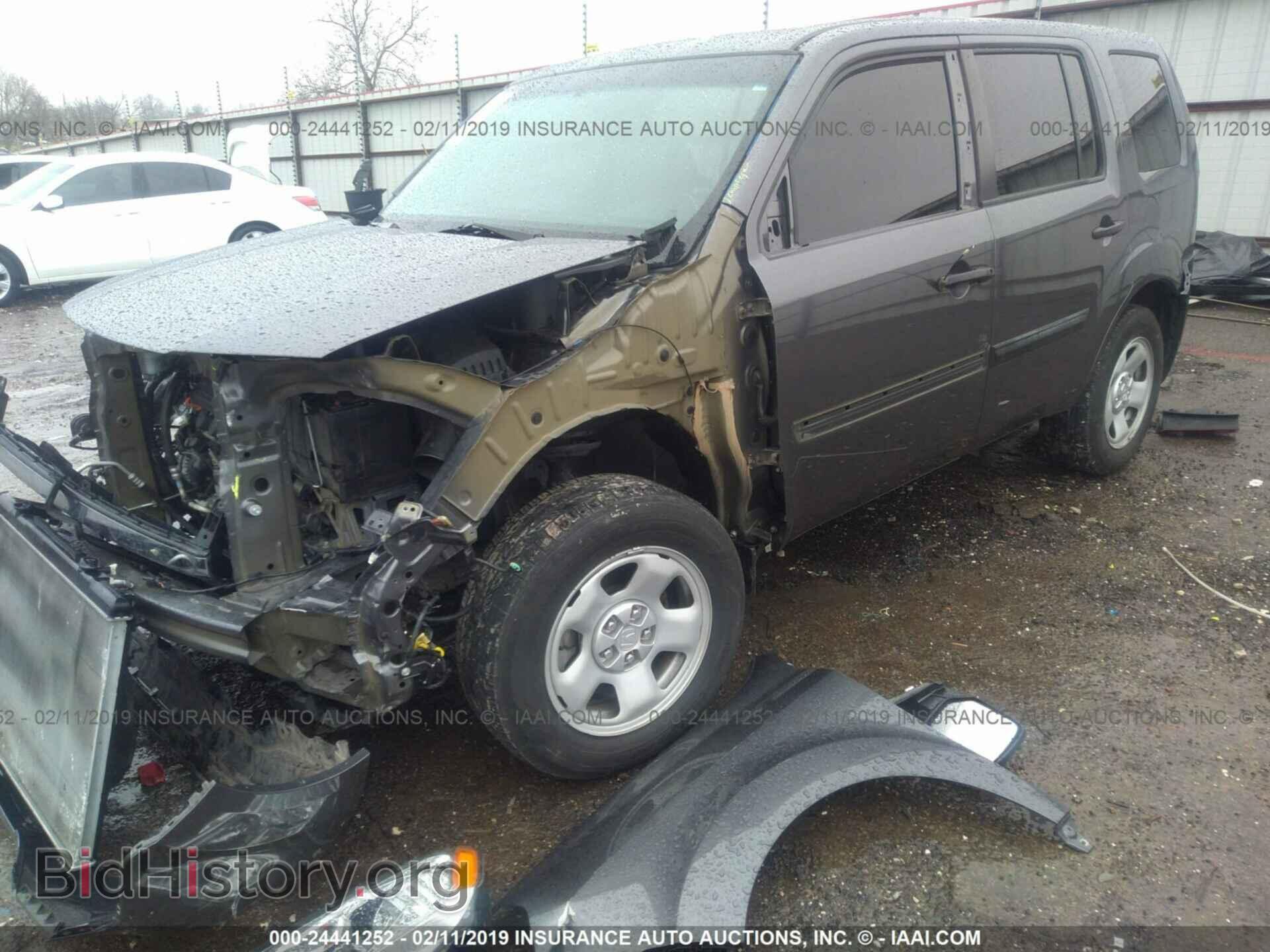 2014 HONDA PILOT - VIN: 5FNYF4H21EB052678 - Фото 2