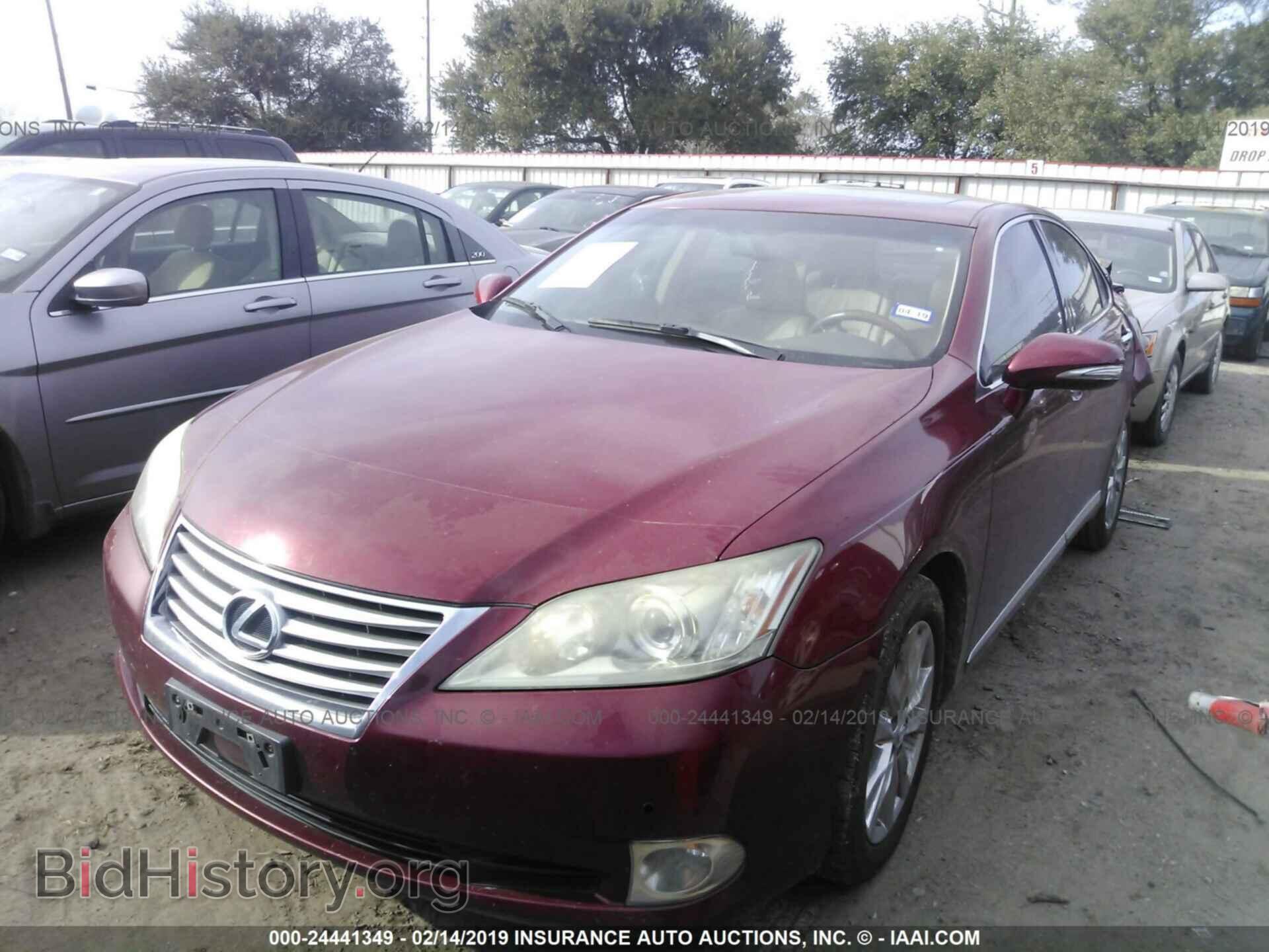 2011 LEXUS ES - VIN: JTHBK1EGXB2430753 - Фото 2