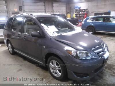 2006 Mazda MPV Wagon, gray — VIN JM3LW28J260564611, IAAI