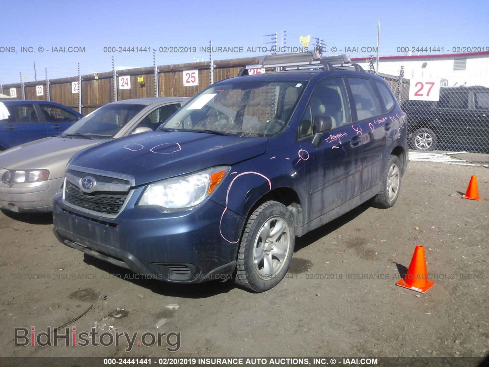 2014 SUBARU FORESTER - VIN: JF2SJAAC5EG438985 - Фото 2