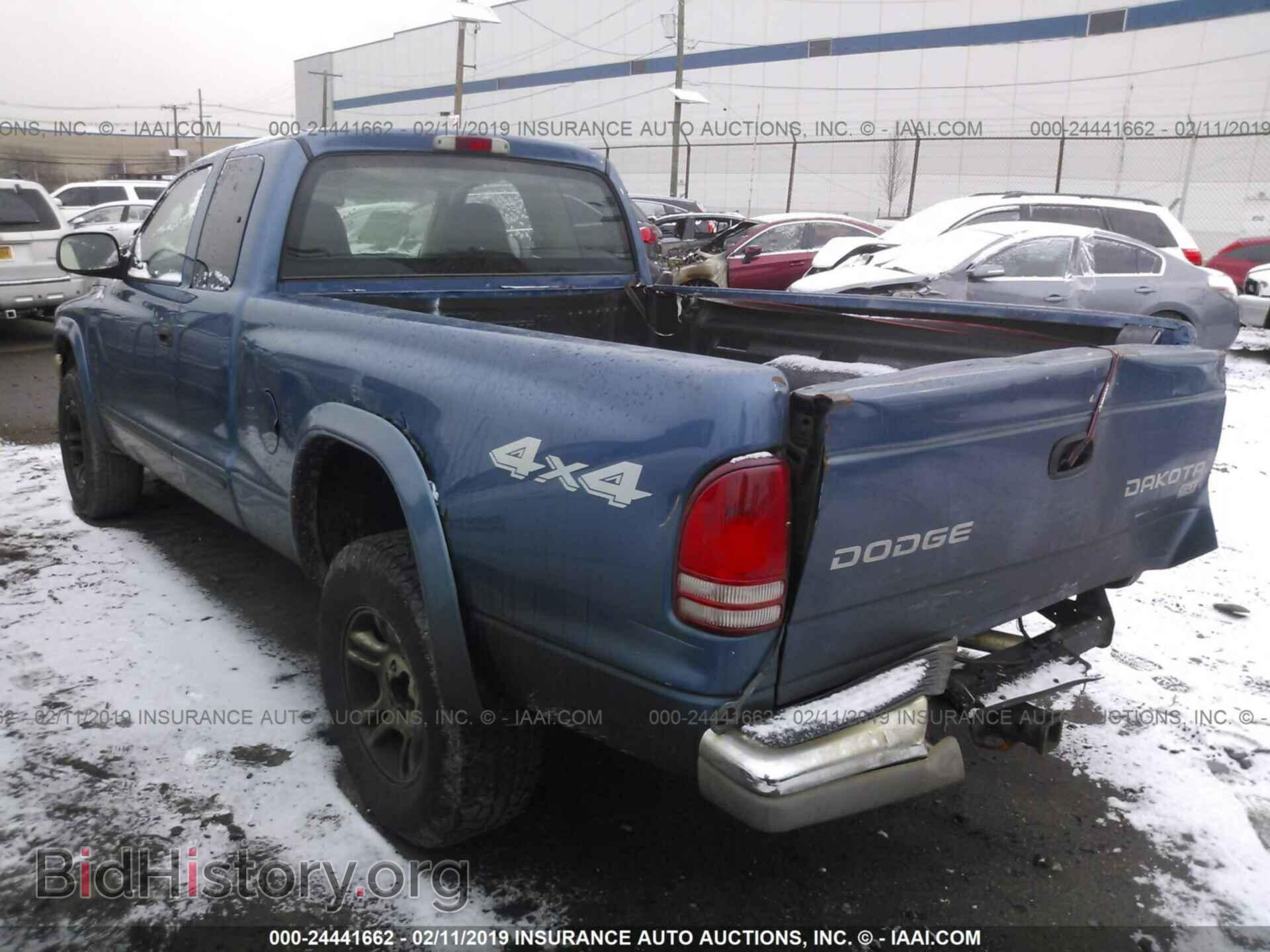 2004 DODGE DAKOTA - VIN: 1D7HG42N54S587293 - Фото 3