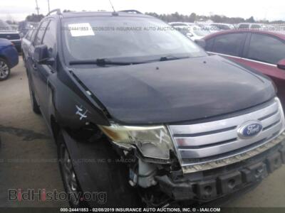 2007 Ford EDGE SEL Plus, черный — VIN 2FMDK39C57BA48351, IAAI