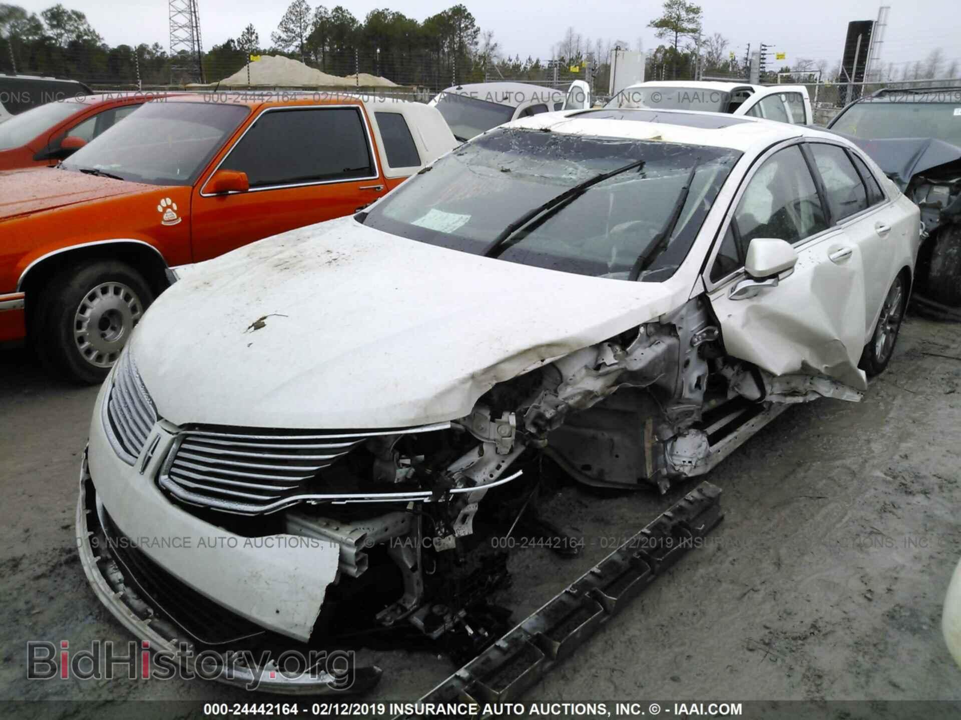 2014 LINCOLN MKZ - VIN: 3LN6L2G97ER815686 - Фото 2