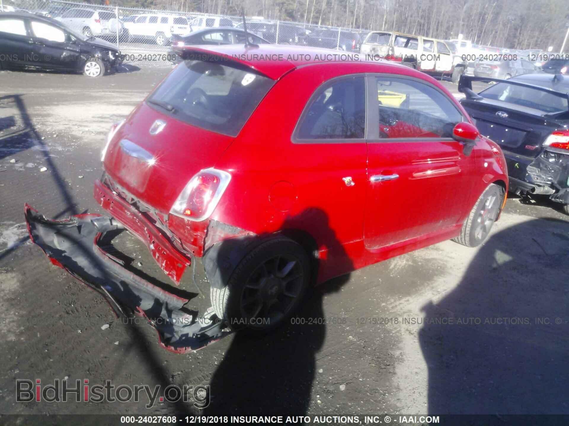 2012 FIAT 500 - VIN: 3C3CFFFH8CT379076 - Фото 4