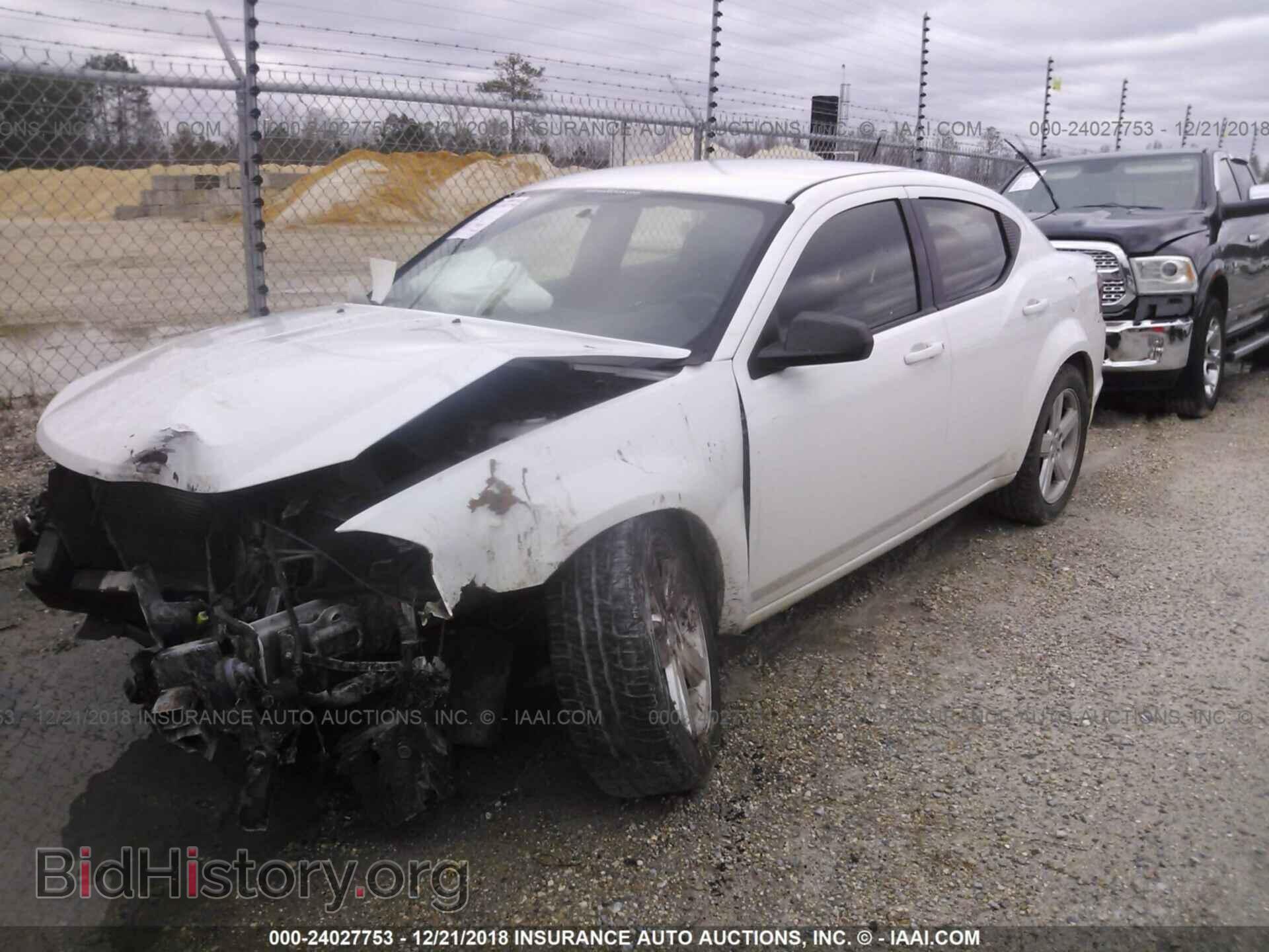 2013 DODGE AVENGER - VIN: 1C3CDZABXDN680136 - Фото 2