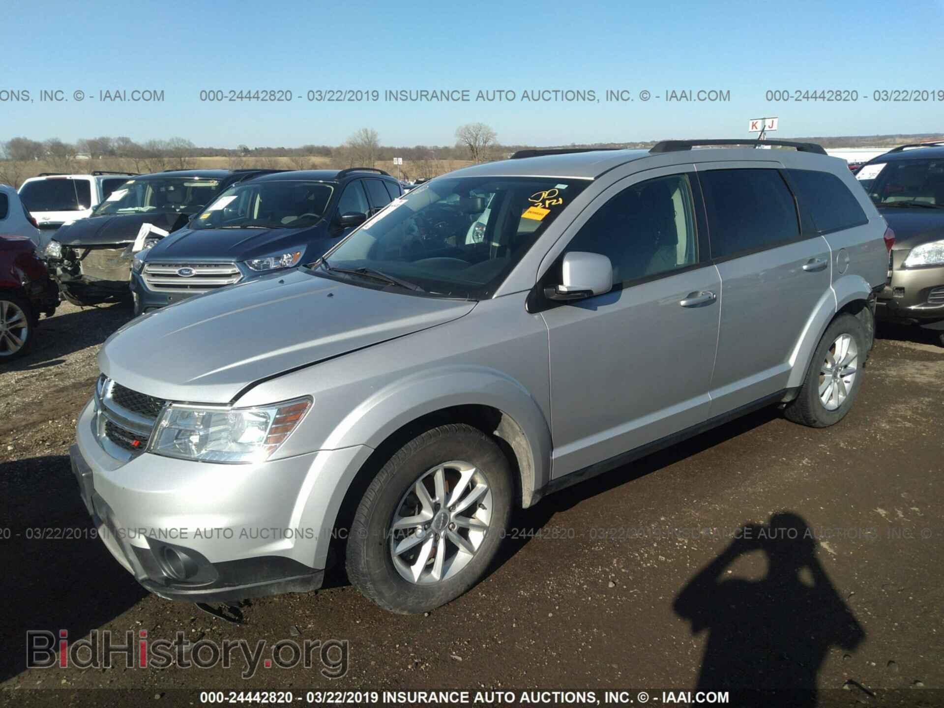 2014 DODGE JOURNEY - VIN: 3C4PDCBB6ET135383 - Фото 2