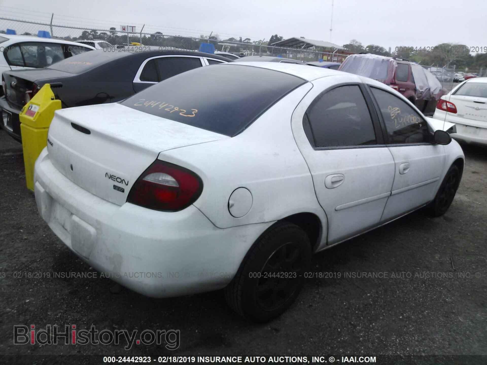 2005 DODGE NEON - VIN: 1B3ES56C55D245019 - Фото 4