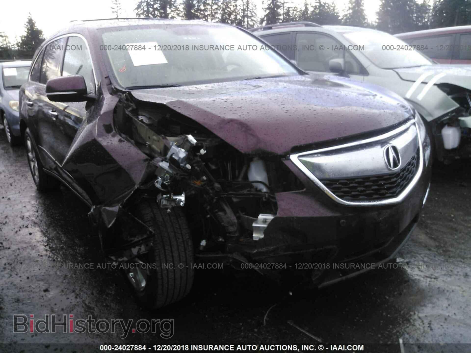 Фотография 5FRYD4H82EB045148 - ACURA MDX 2014