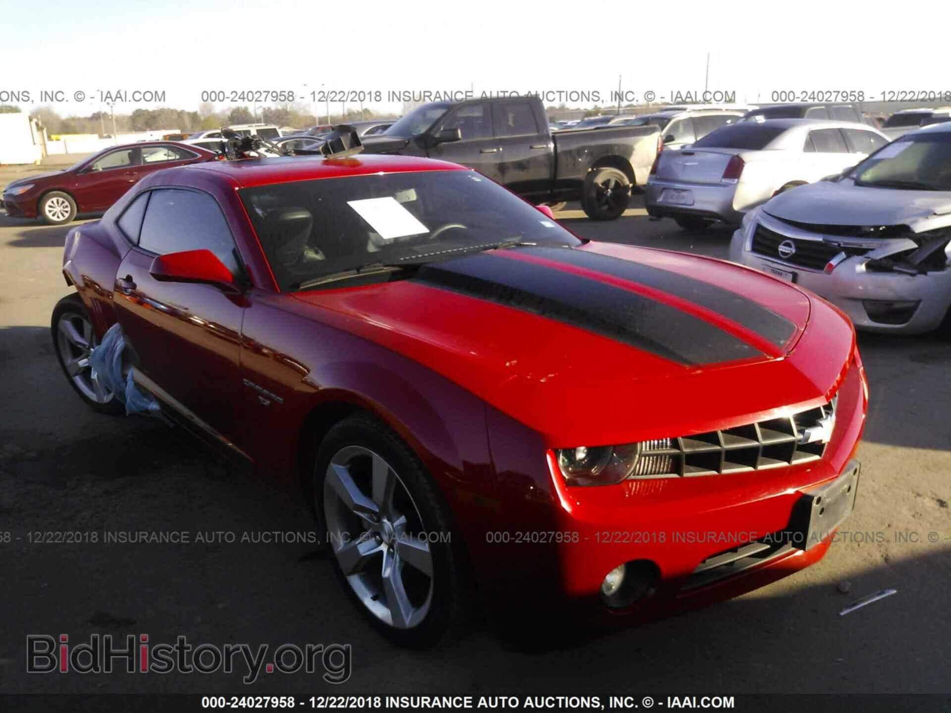Photo 2G1FC1E37C9163127 - CHEVROLET CAMARO 2012