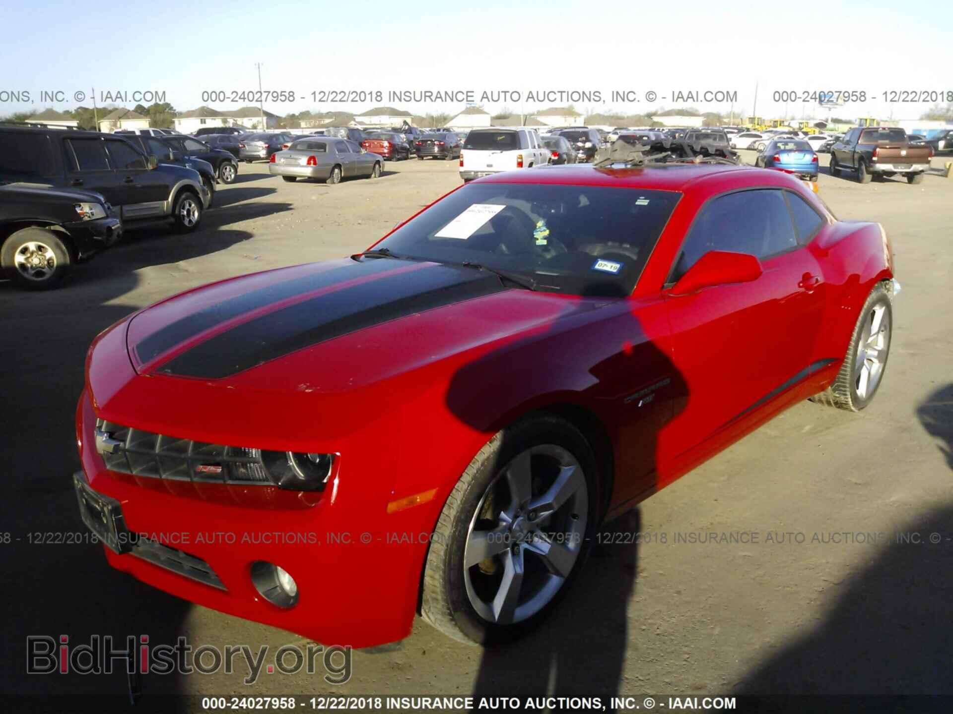 2012 CHEVROLET CAMARO - VIN: 2G1FC1E37C9163127 - Фото 2