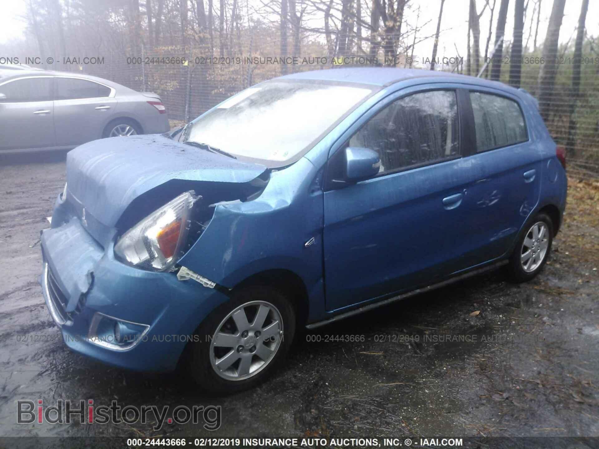 2015 MITSUBISHI MIRAGE - VIN: ML32A4HJ4FH011686 - Фото 2