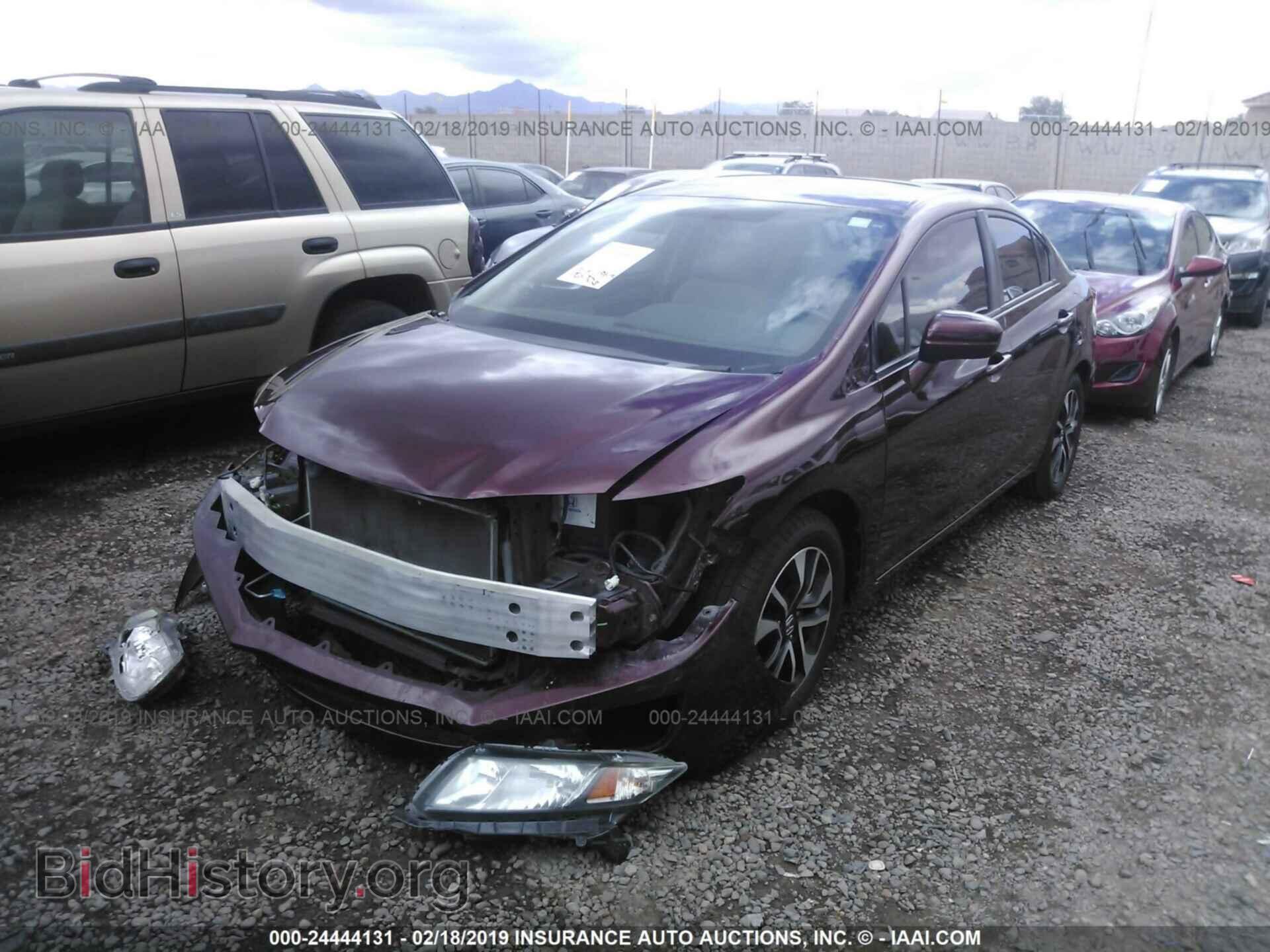 2014 HONDA CIVIC - VIN: 19XFB2F82EE047445 - Photo 2