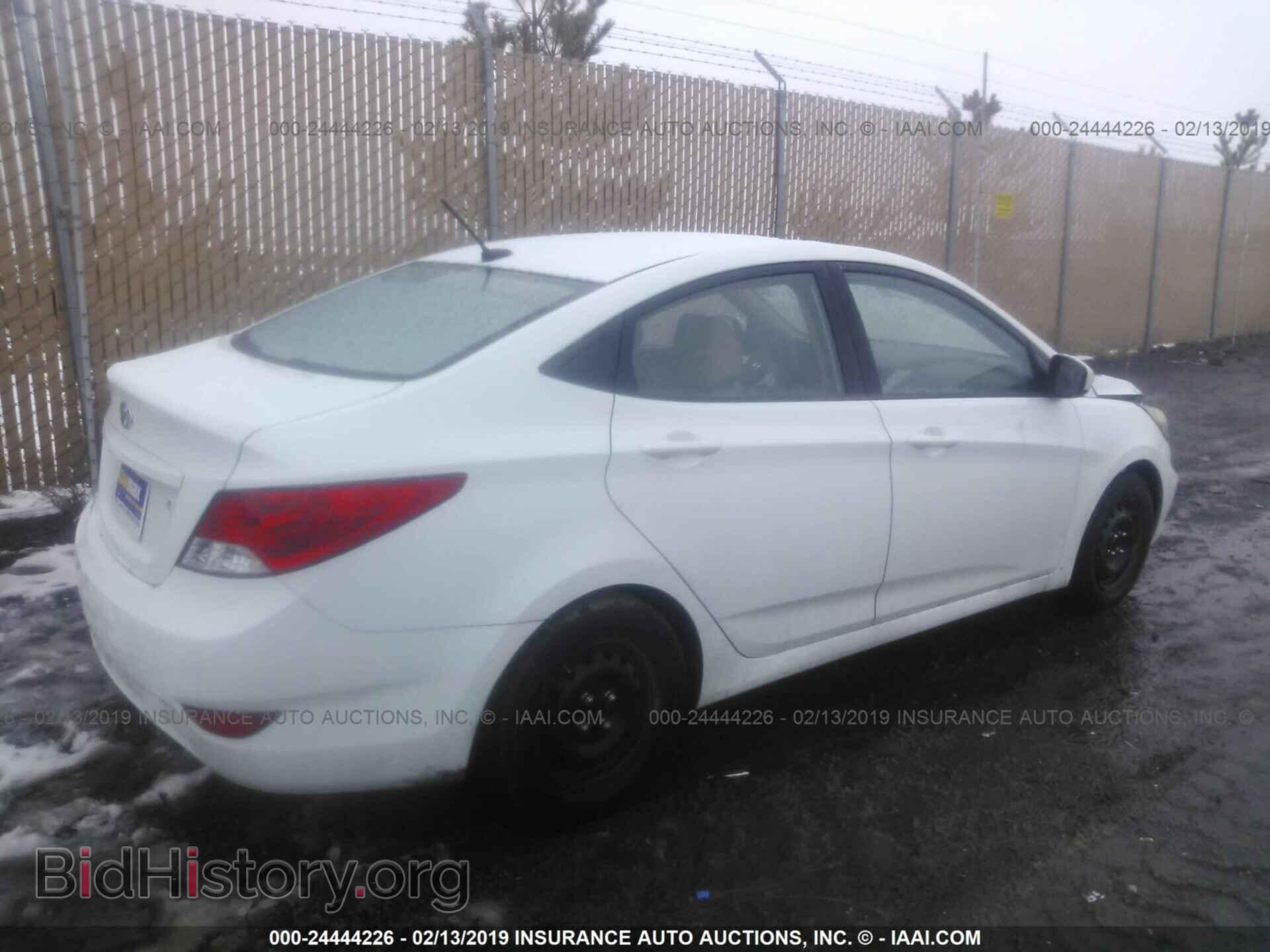 2013 HYUNDAI ACCENT - VIN: KMHCT4AE9DU420503 - Фото 4