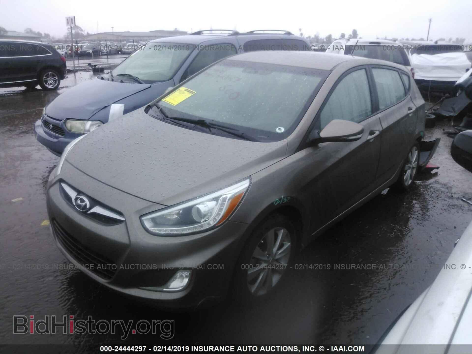 2014 HYUNDAI ACCENT - VIN: KMHCU5AE6EU178743 - Фото 2