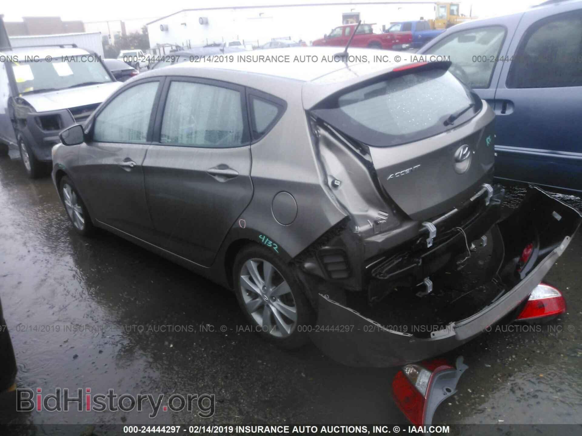 2014 HYUNDAI ACCENT - VIN: KMHCU5AE6EU178743 - Фото 3