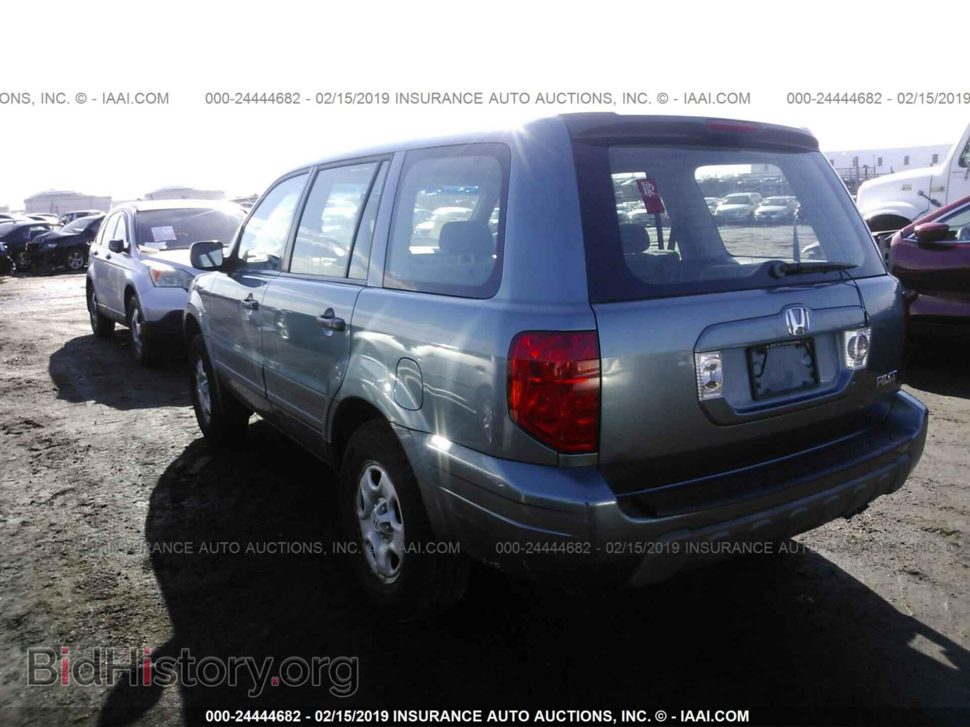 2005 HONDA PILOT - VIN: 2HKYF18145H557587 - Фото 3