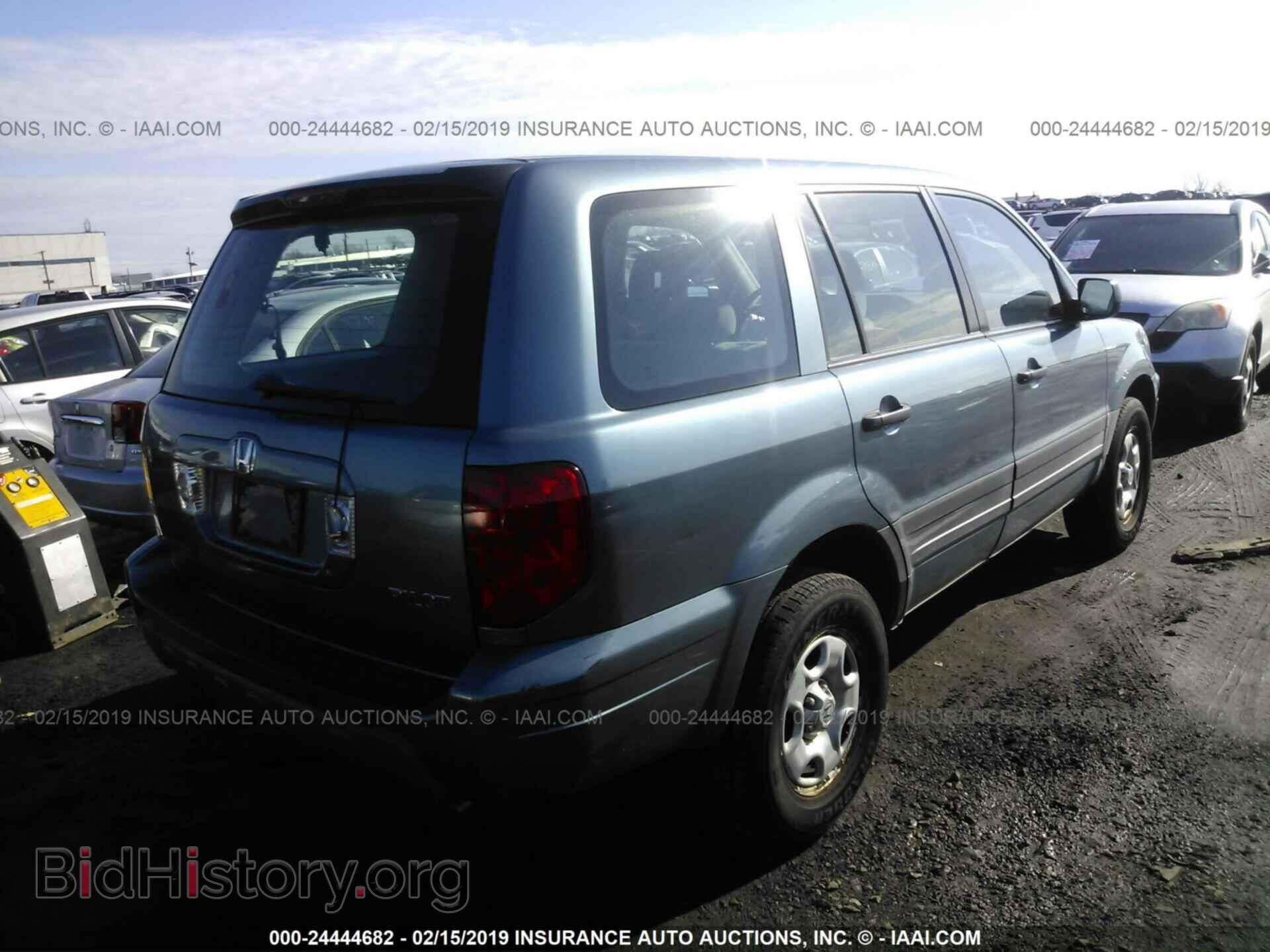 2005 HONDA PILOT - VIN: 2HKYF18145H557587 - Фото 4