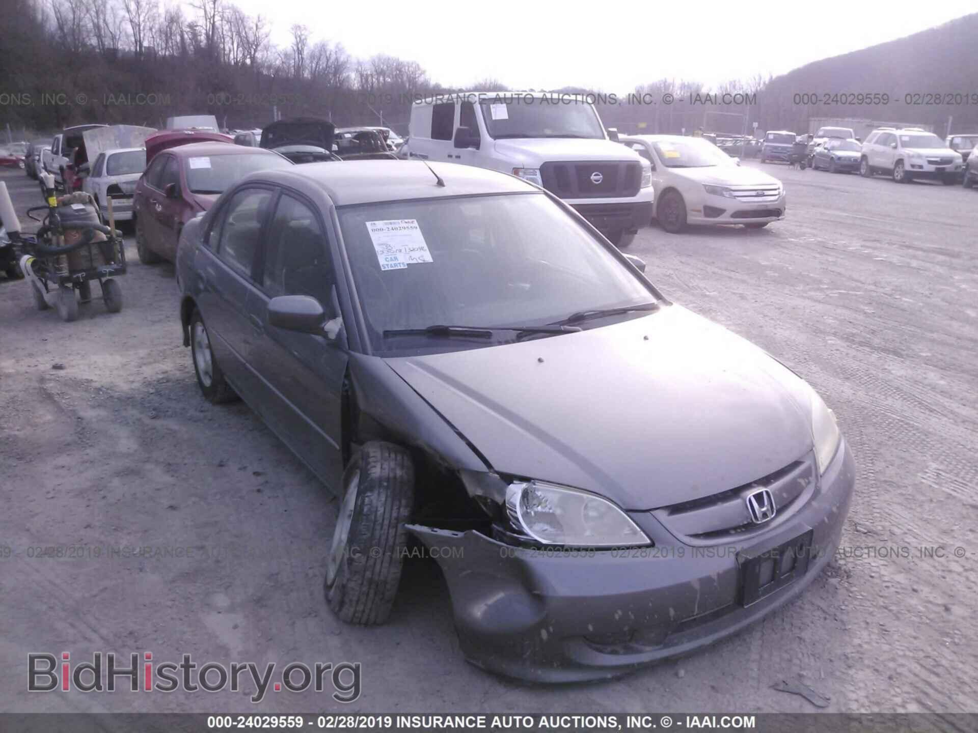 2005 HONDA CIVIC - VIN: JHMES96665S020862 - Фото 6