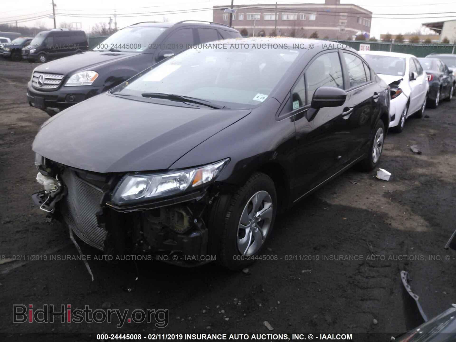 2014 HONDA CIVIC - VIN: 2HGFB2F57EH511678 - Photo 2