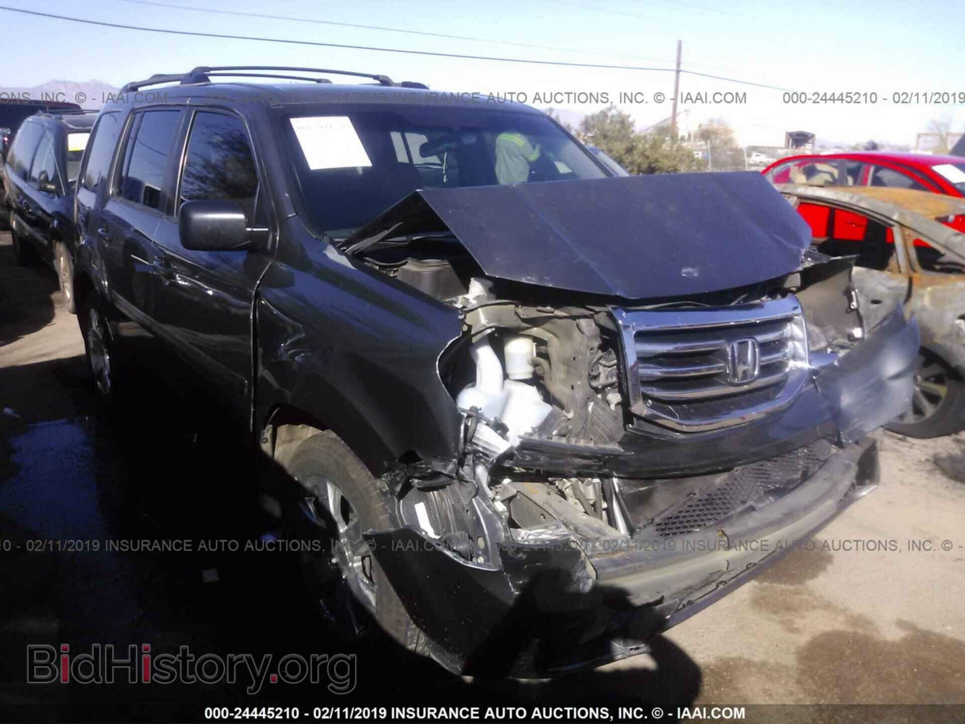 Фотография 5FNYF3H25CB017570 - HONDA PILOT 2012
