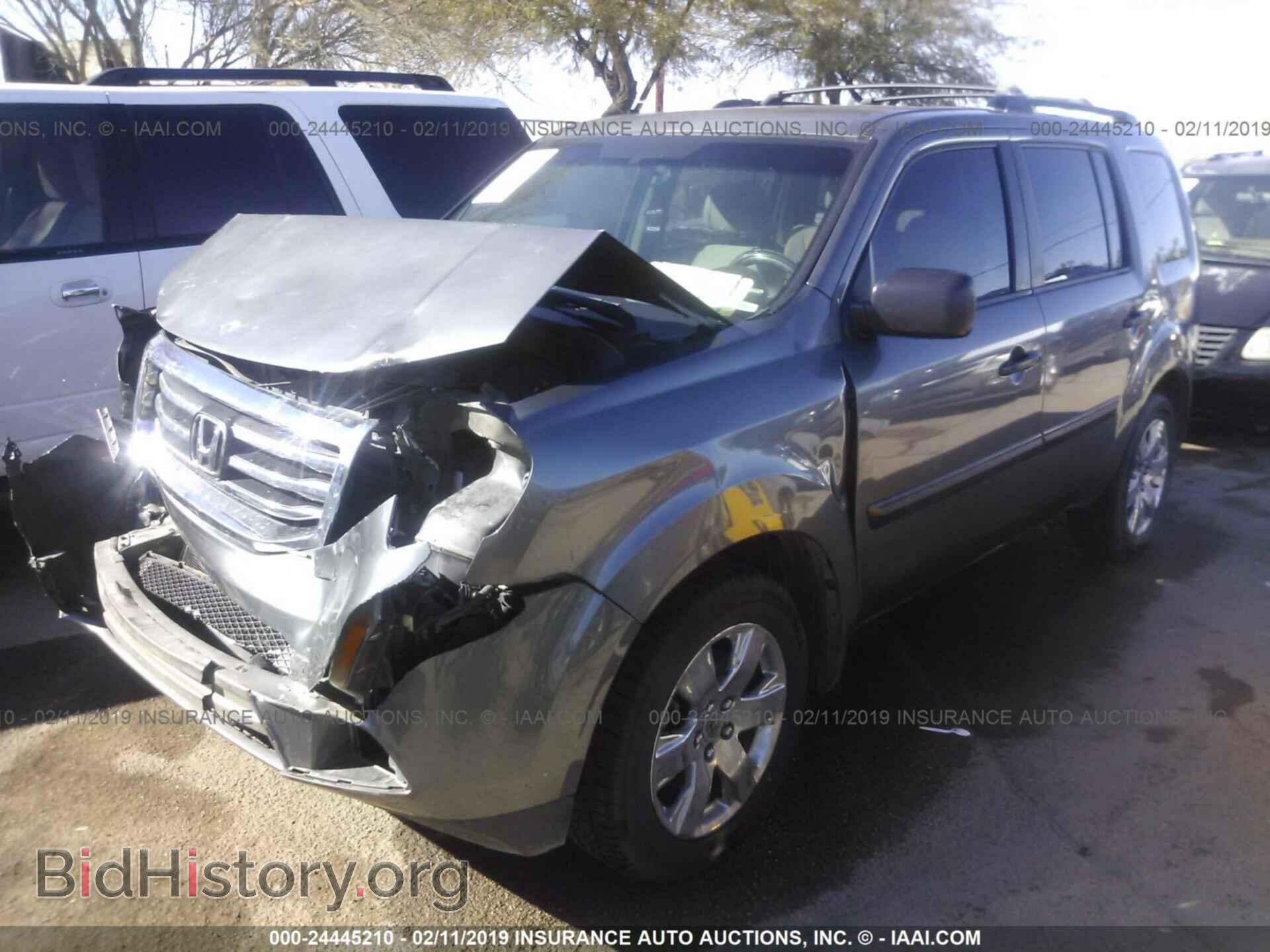 2012 HONDA PILOT - VIN: 5FNYF3H25CB017570 - Фото 2