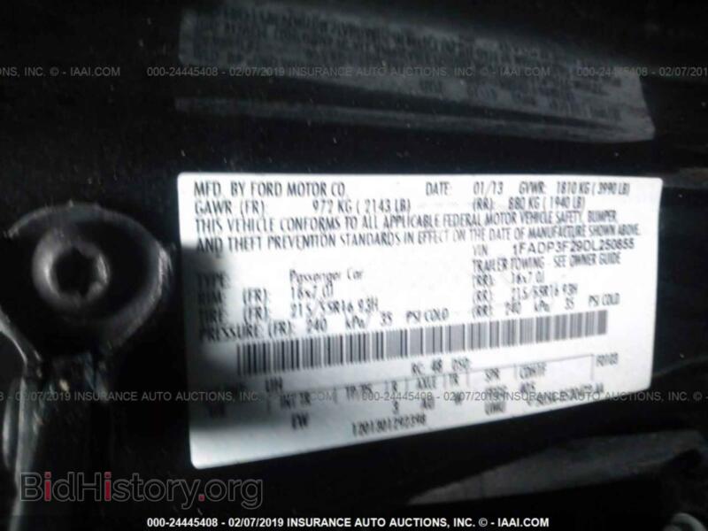 2013 Ford FOCUS (VIN 1FADP3F29DL250855) — photo 9 of 10