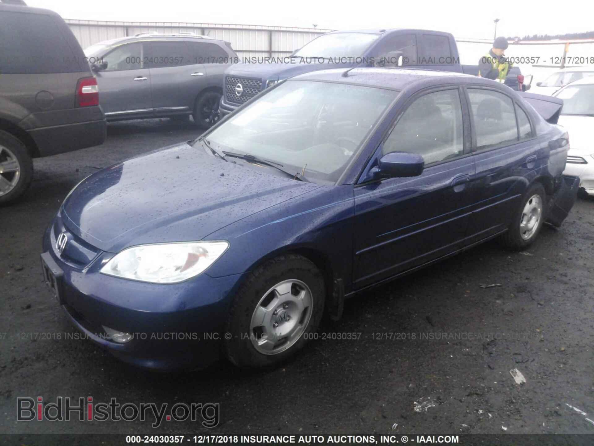 2005 HONDA CIVIC - VIN: JHMES96655S013983 - Фото 2