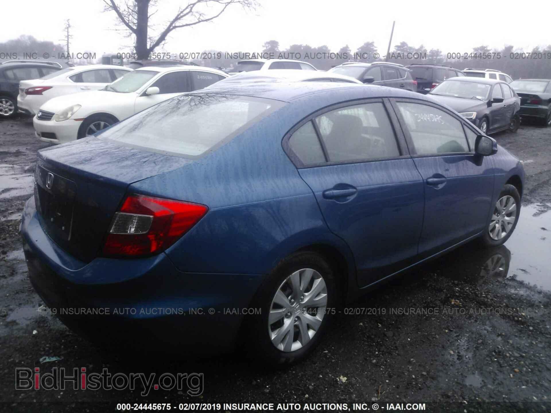 2012 HONDA CIVIC - VIN: 19XFB2F5XCE345633 - Фото 4