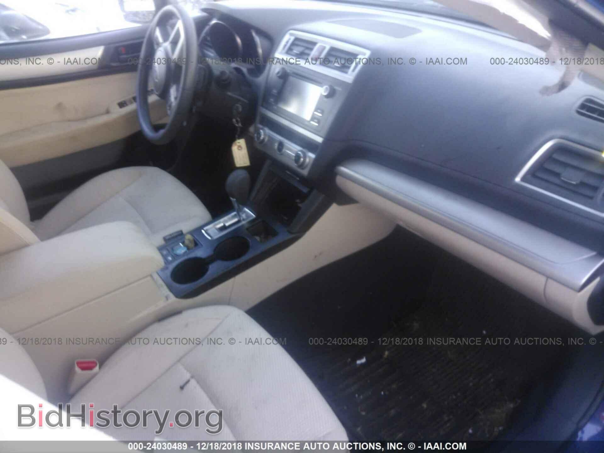 2017 SUBARU OUTBACK - VIN: 4S4BSAAC5H3215722 - Фото 5