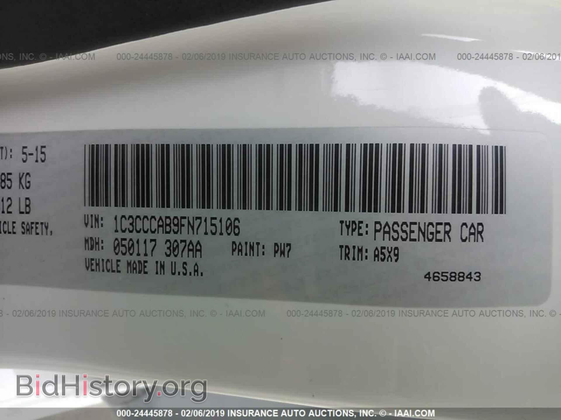 2015 CHRYSLER 200 - VIN: 1C3CCCAB9FN715106 - Photo 9