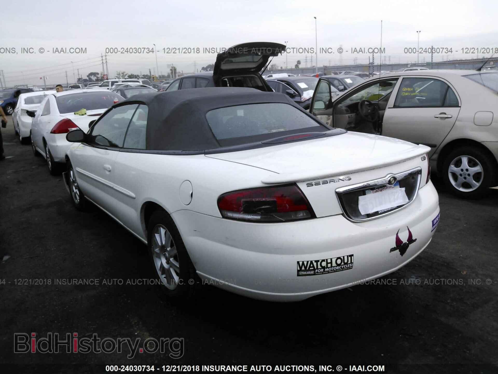 2005 CHRYSLER SEBRING - VIN: 1C3EL75R35N676891 - Фото 3