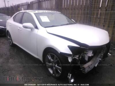 2010 Lexus IS, белый — VIN JTHBF5C24A2095409, IAAI