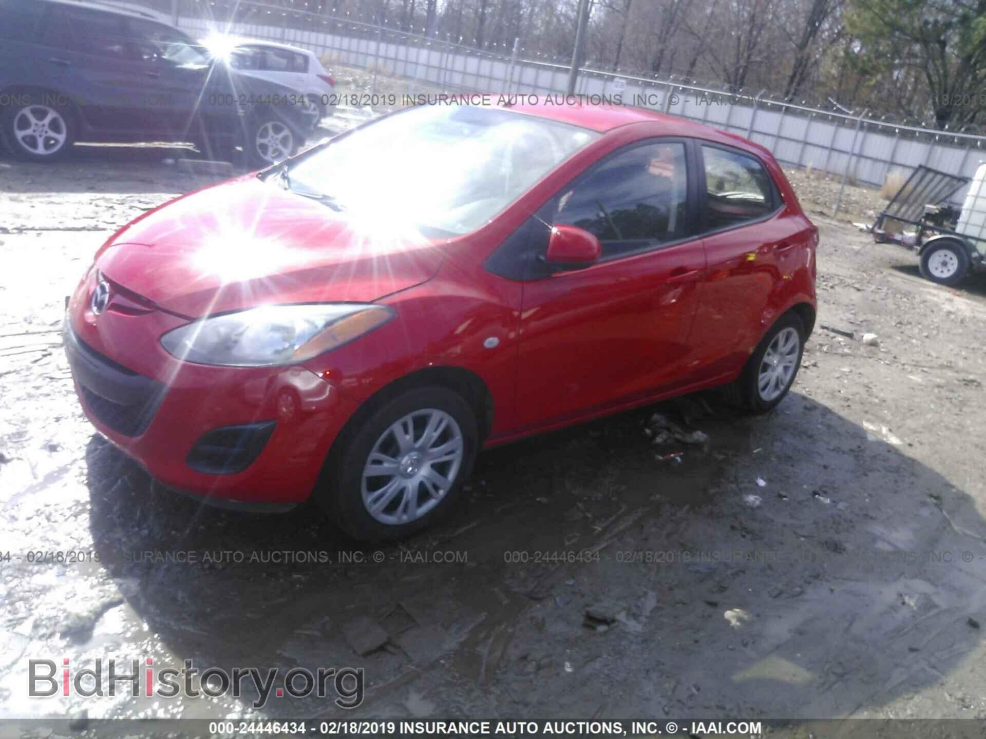2013 MAZDA MAZDA2 - VIN: JM1DE1KY4D0170590 - Фото 2