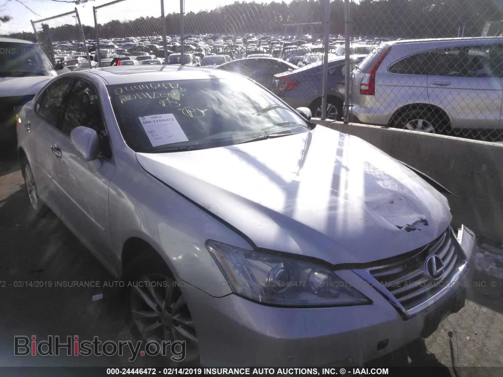 Photo JTHBK1EG3B2457308 - LEXUS ES 2011