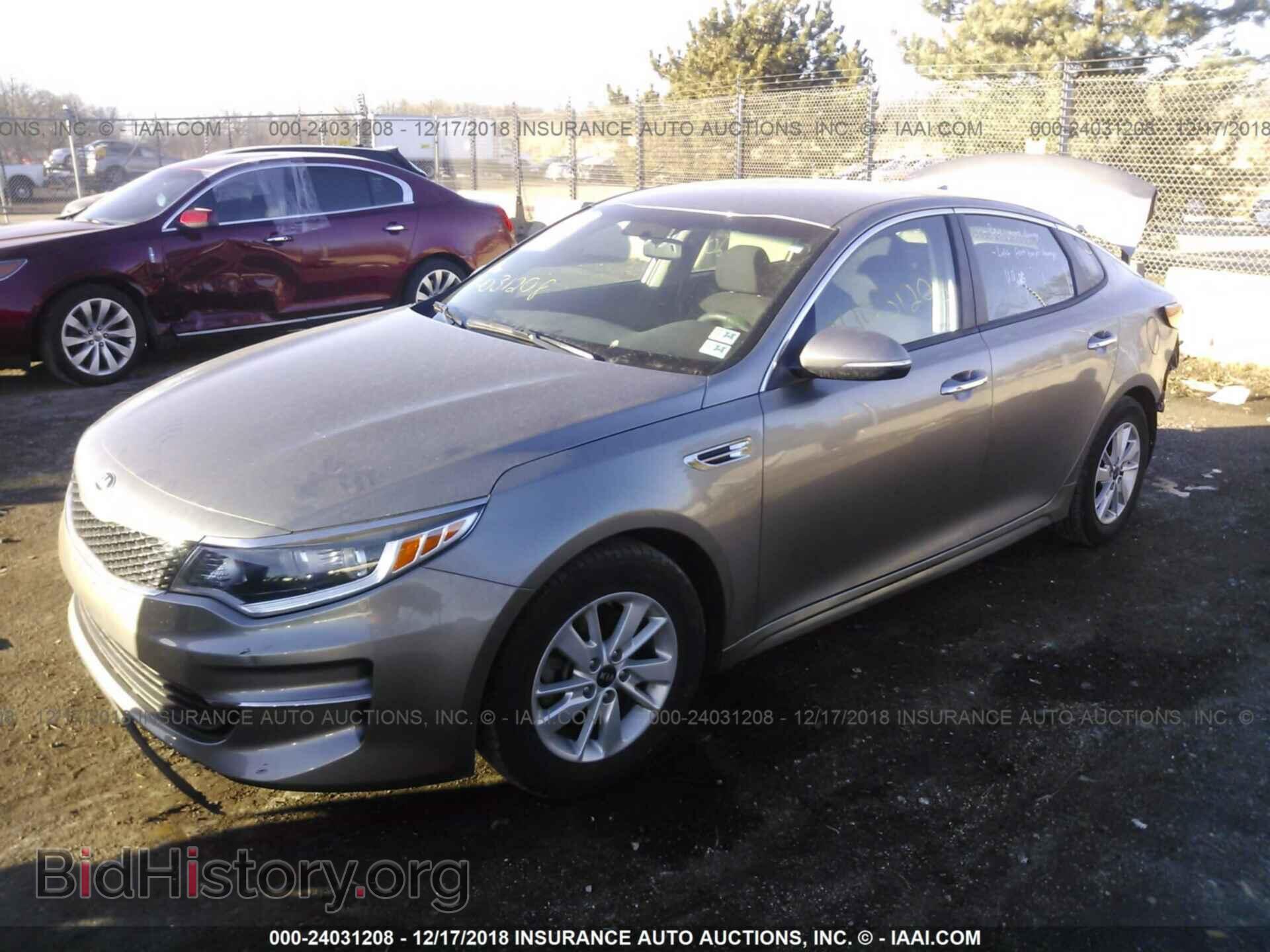 2017 KIA OPTIMA - VIN: 5XXGT4L31HG165634 - Фото 2