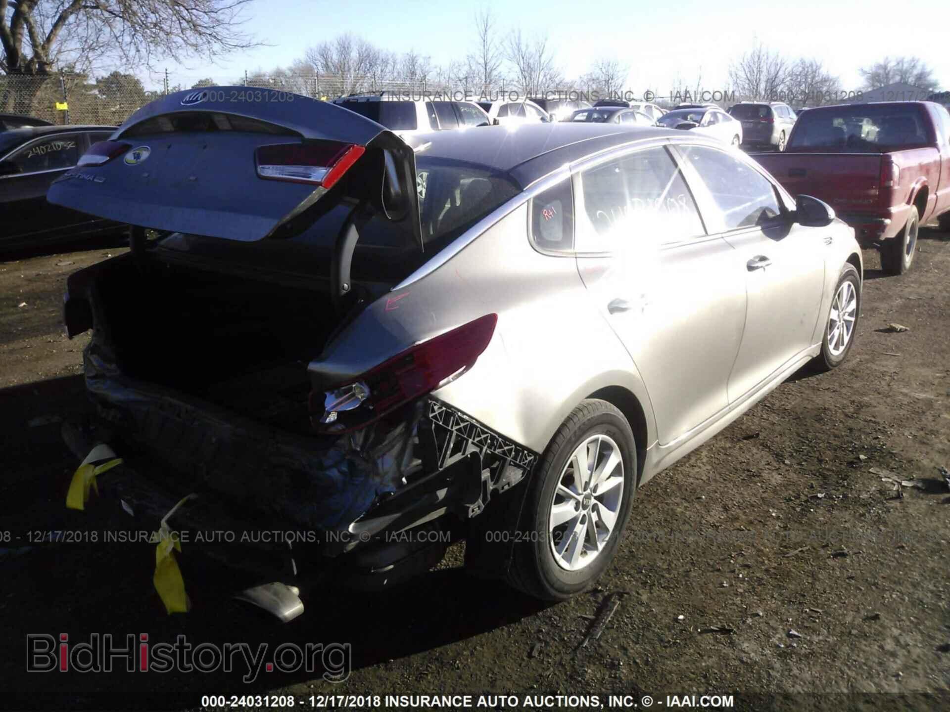 2017 KIA OPTIMA - VIN: 5XXGT4L31HG165634 - Фото 4