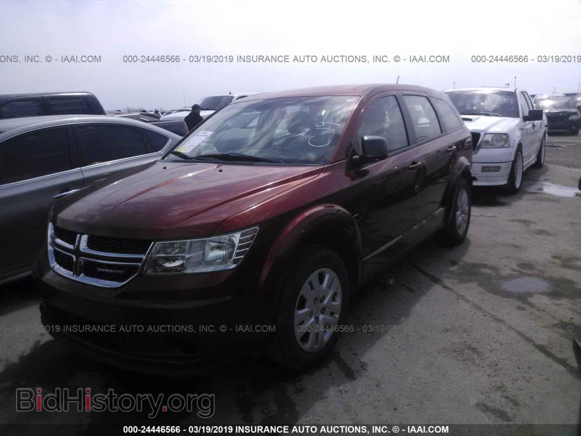 2014 DODGE JOURNEY - VIN: 3C4PDCAB7ET181418 - Фото 2