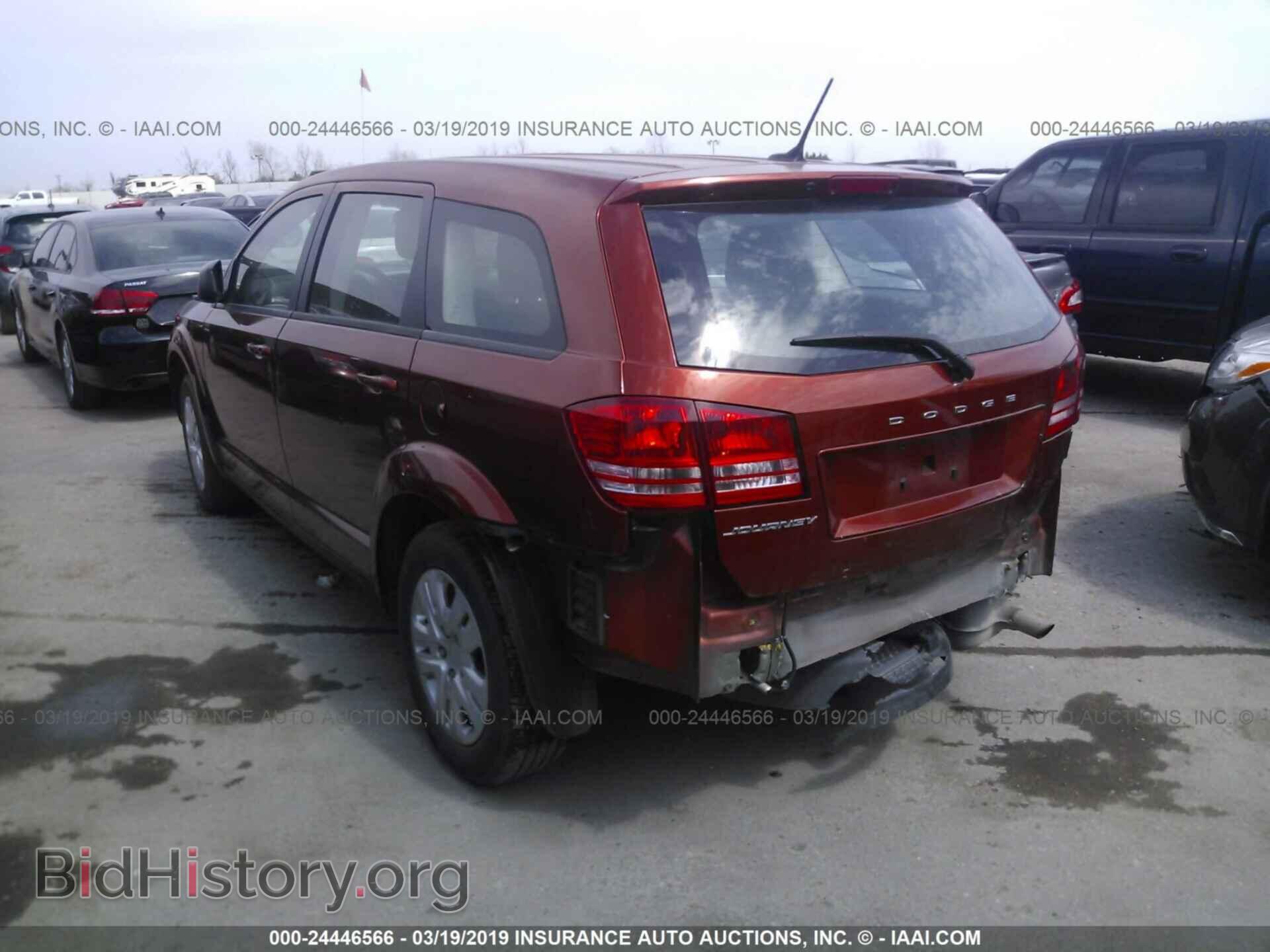 2014 DODGE JOURNEY - VIN: 3C4PDCAB7ET181418 - Фото 3
