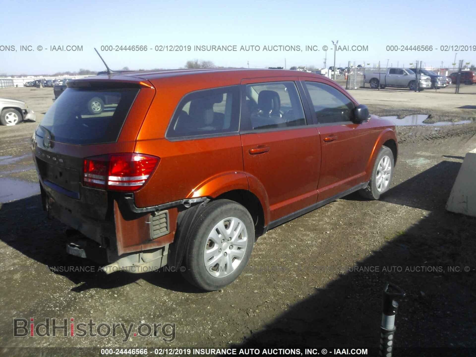 2014 DODGE JOURNEY - VIN: 3C4PDCAB7ET181418 - Фото 4