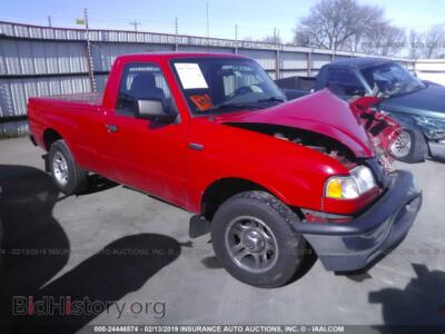 2007 Mazda B2300, красный — VIN 4F4YR12D77PM04503, IAAI