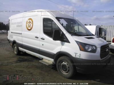2017 Ford TRANSIT T-250, white — VIN 1FTYR2CM2HKA84504, IAAI