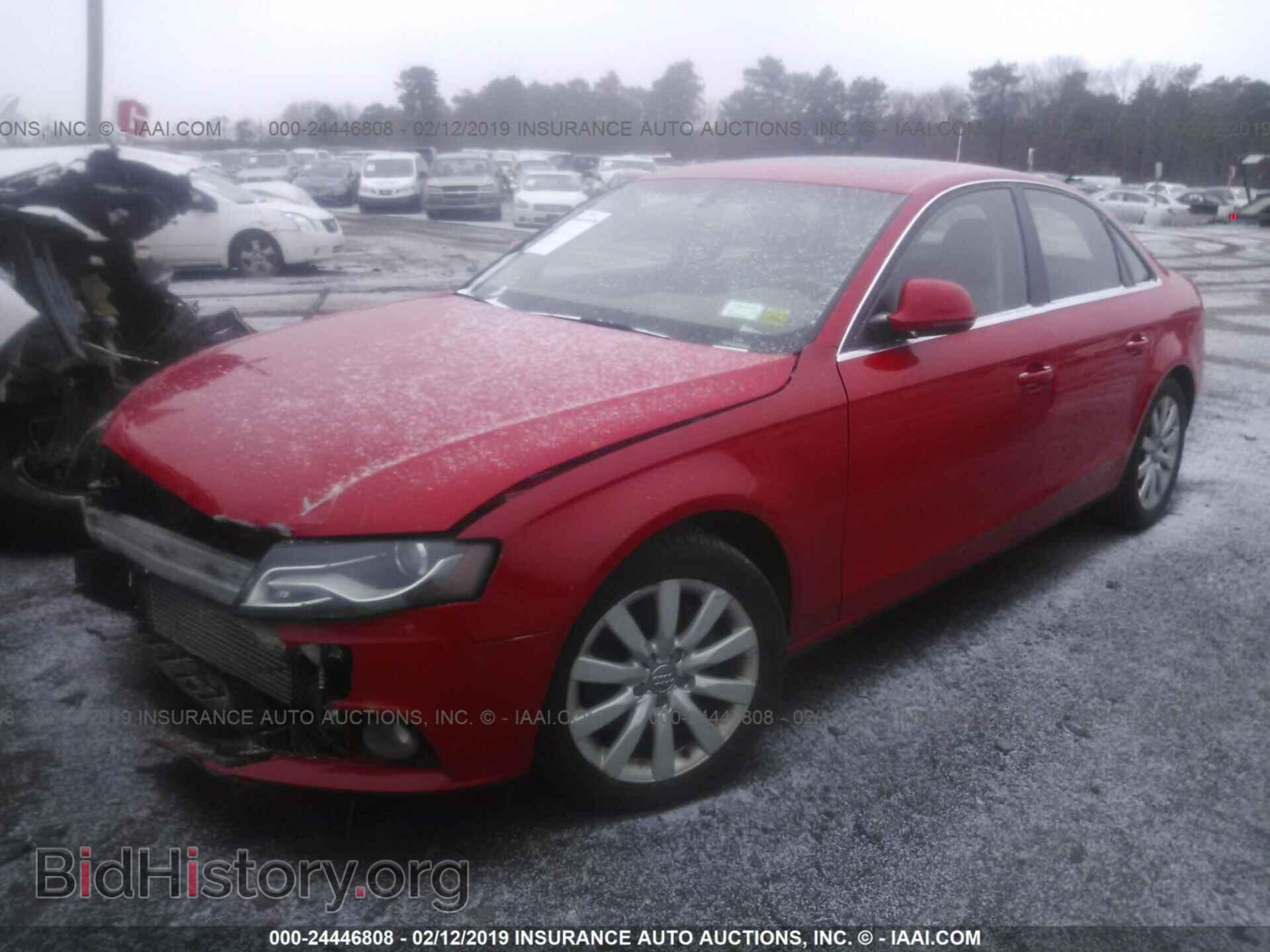 2011 AUDI A4 - VIN: WAUFFAFL0BN004780 - Фото 2