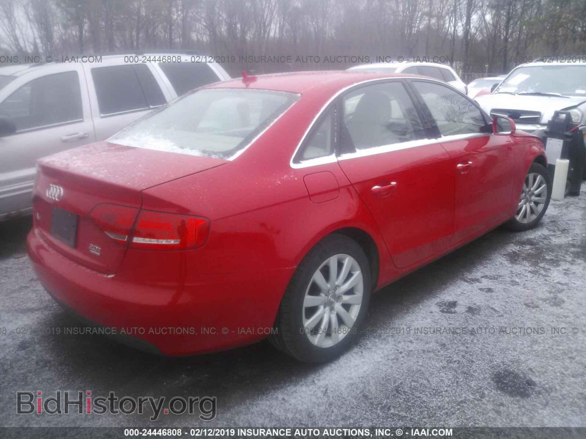 2011 AUDI A4 - VIN: WAUFFAFL0BN004780 - Фото 4