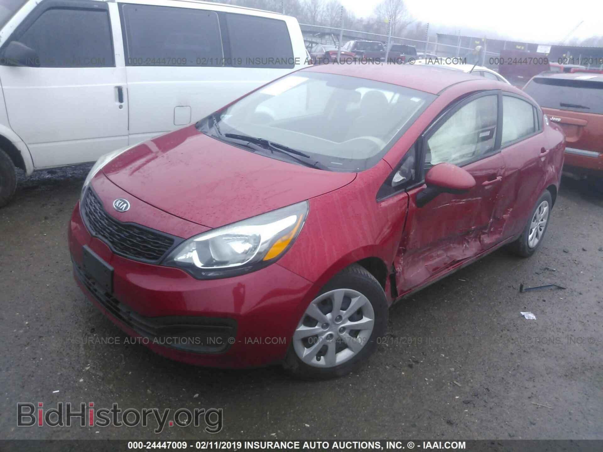 2012 KIA RIO - VIN: KNADM4A31C6094006 - Фото 2