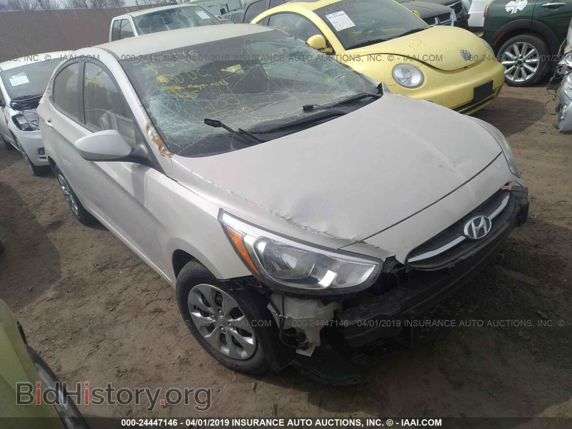 Фотография KMHCT4AE2GU106566 - HYUNDAI ACCENT 2016