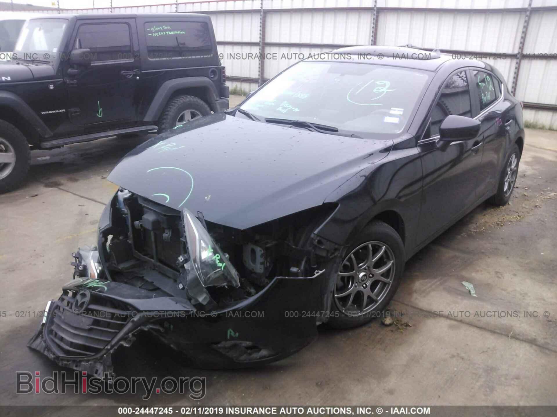 2014 MAZDA 3 - VIN: JM1BM1M76E1109445 - Фото 2