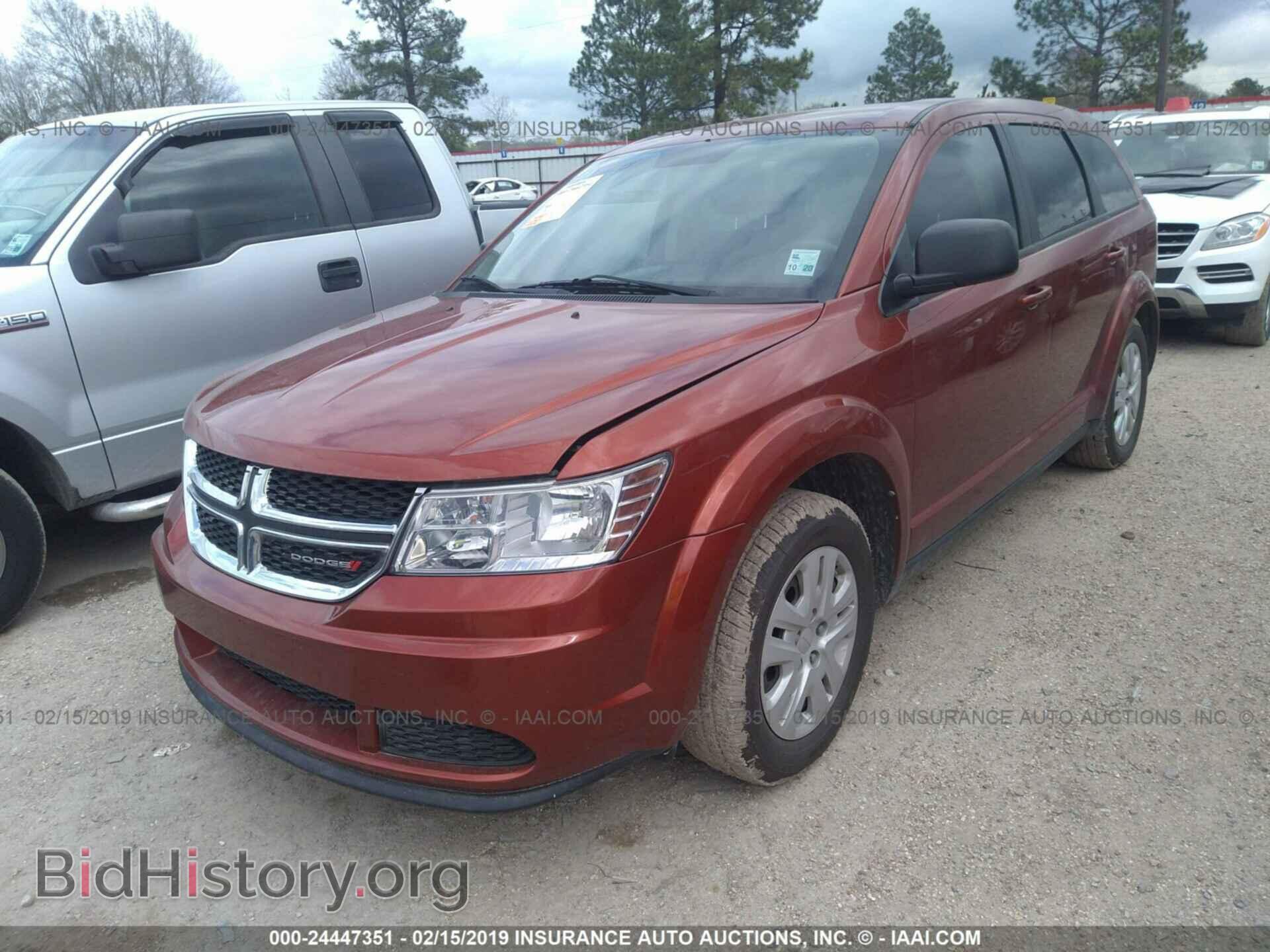 2014 DODGE JOURNEY - VIN: 3C4PDCAB6ET151875 - Фото 2