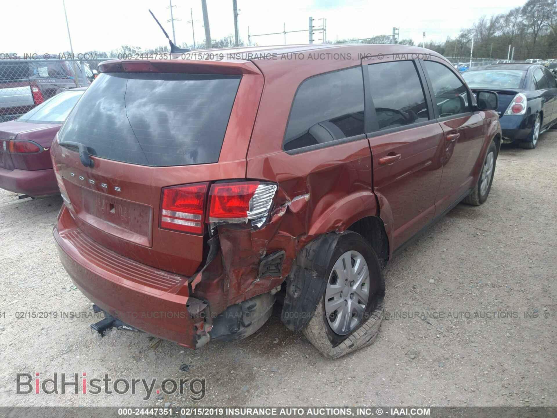 2014 DODGE JOURNEY - VIN: 3C4PDCAB6ET151875 - Фото 4