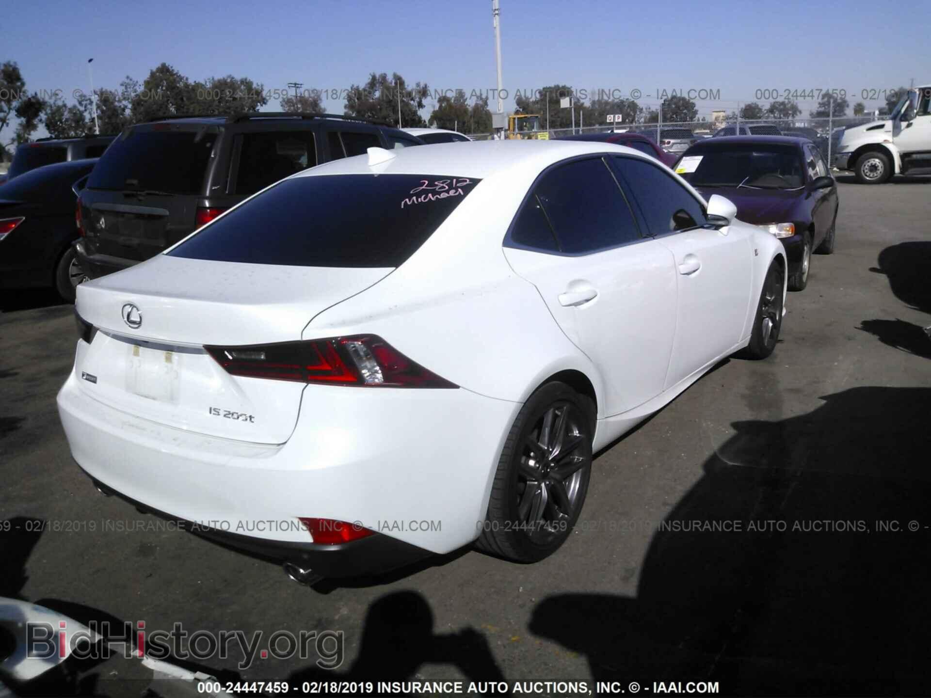 2016 LEXUS IS - VIN: JTHBA1D23G5011299 - Фото 4