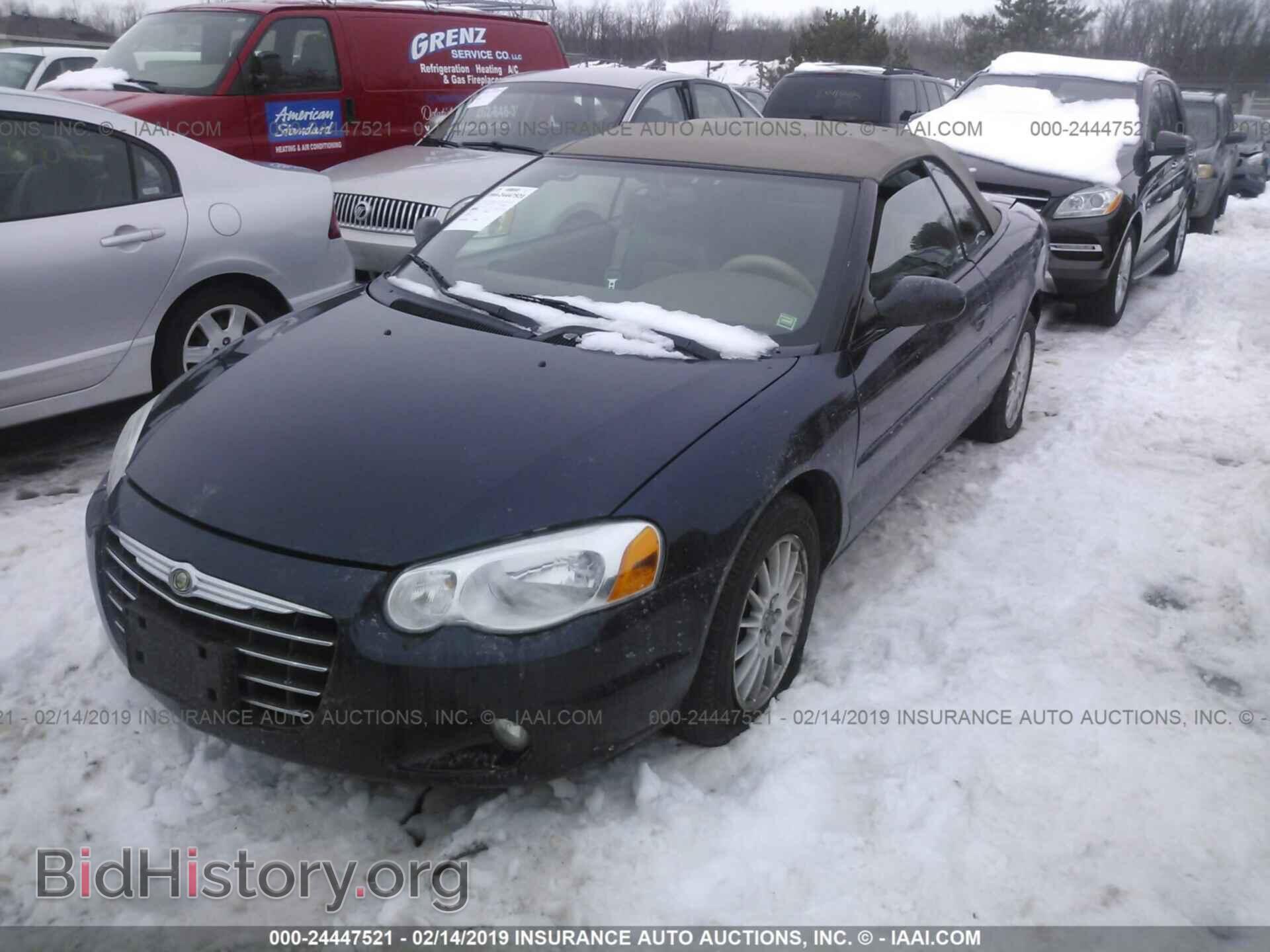 2004 CHRYSLER SEBRING - VIN: 1C3EL55R74N142103 - Фото 2